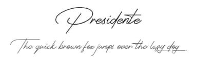Presidente by Typeline Studio — Script Handwritten Font — thumbnail 1