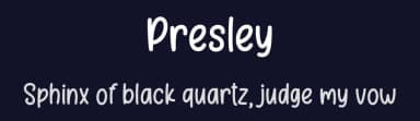 Presley by Nirmala Creative — Script Handwritten Font — thumbnail 2