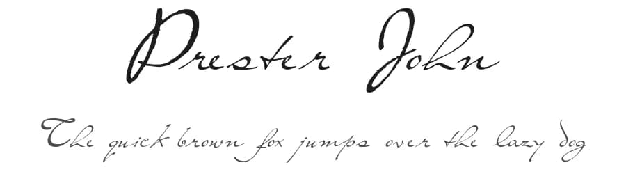 Prester John by Intellecta Design — Script Handwritten Font