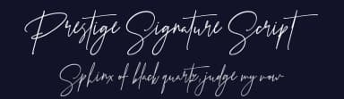 Prestige Signature Script by Fontsgood — Script Handwritten Font — thumbnail 2