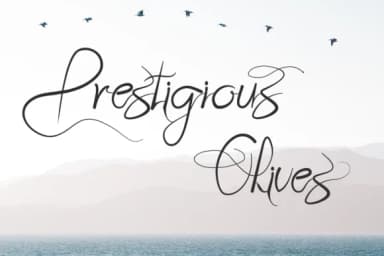Prestigious Olives Font by Tigade std — Script Handwritten Font — thumbnail 1