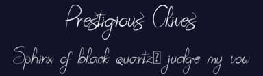 Prestigious Olives by Tigadestd — Script Handwritten Font — thumbnail 2
