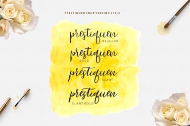 Prestiquen Script Font by Megatype — Script Handwritten Font — thumbnail 5