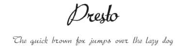 Presto by Intellecta Design — Script Handwritten Font — thumbnail 1