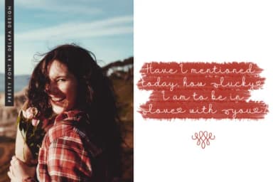 Presty Font by Delafa — Script Handwritten Font — thumbnail 9