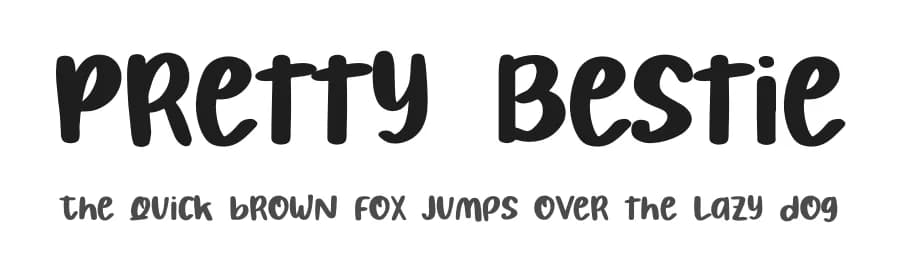 Pretty Bestie by Phantom Studio — Script Handwritten Font