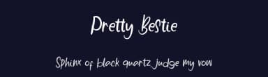 Pretty Bestie by Typetemp Studio — Script Handwritten Font — thumbnail 2