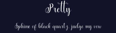 Pretty by Cut Story — Script Handwritten Font — thumbnail 2