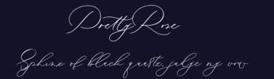 Pretty Rose by Four Lines — Script Handwritten Font — thumbnail 2