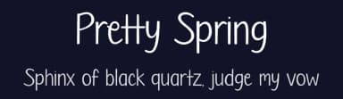 Pretty Spring by Misti's Fonts — Script Handwritten Font — thumbnail 2