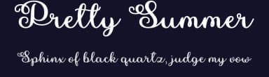 Pretty Summer by Misti's Fonts — Script Handwritten Font — thumbnail 2