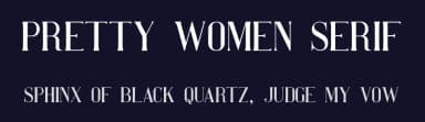 Pretty Women Serif by Typeline Studio — Serif Font — thumbnail 2