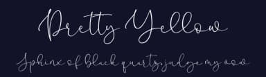 Pretty Yellow by Blankids — Script Handwritten Font — thumbnail 2