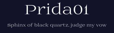 Prida01 by gluk — Serif Font — thumbnail 2