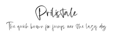 Prilistale by Perspectype Studio - Letterena.com — Script Handwritten Font — thumbnail 1