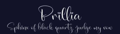 Prillia by Integritype Studio — Script Handwritten Font — thumbnail 2
