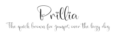 Prillia by Integritype Studio — Script Handwritten Font — thumbnail 1