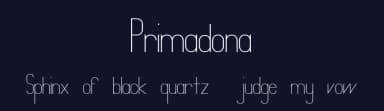 Primadona by Cenz Qobbal — Sans Serif Font — thumbnail 2