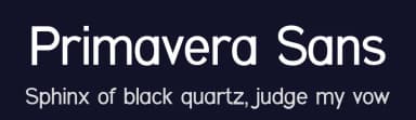 Primavera Sans by UI Creative — Sans Serif Font — thumbnail 2