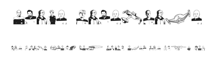 Prime Directive by Michael Gaines — Dingbats Font