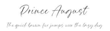 Prince August by Timur Type — Script Handwritten Font — thumbnail 1