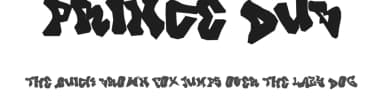 Prince Dub by Alex Harriott — Script Handwritten Font — thumbnail 1