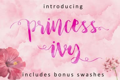 Princess Ivy Font by Little Big Bundle — Script Handwritten Font — thumbnail 1