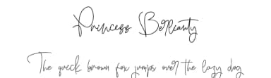 Princess Berlianty by Letterara — Script Handwritten Font — thumbnail 1