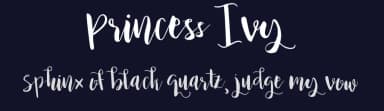 Princess Ivy by Creative Fabrica — Script Handwritten Font — thumbnail 2