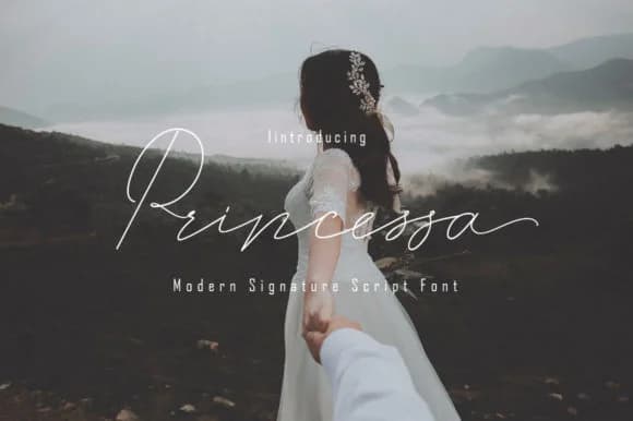 Princessa Font by parawtype — Script Handwritten Font