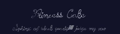Princess Cake by Xerographer Fonts — Script Handwritten Font — thumbnail 2