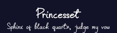 Princesset by Tychitype — Script Handwritten Font — thumbnail 2