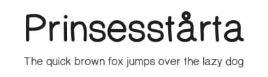 Prinsesstårta by Shara Weber — Script Handwritten Font — thumbnail 1
