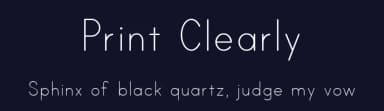 Print Clearly by Jess Latham — Sans Serif Font — thumbnail 2