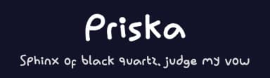 Priska by Jetsmax Studio — Script Handwritten Font — thumbnail 2