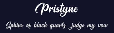 Pristyne by olexstudio — Script Handwritten Font — thumbnail 2