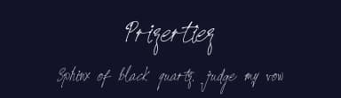Prizertiez by Rometheme Std — Script Handwritten Font — thumbnail 2