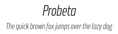 Probeta by deFharo — Sans Serif Font — thumbnail 1