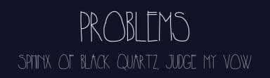 Problems by Skyhaven Fonts — Script Handwritten Font — thumbnail 2