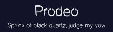 Prodeo by Zanfonts — Script Handwritten Font — thumbnail 2