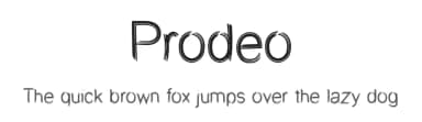 Prodeo by Zanfonts — Script Handwritten Font — thumbnail 1