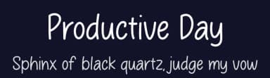 Productive Day by MJType — Script Handwritten Font — thumbnail 2