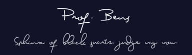 Prof. Bens by Nuryanto Dwi — Script Handwritten Font — thumbnail 2