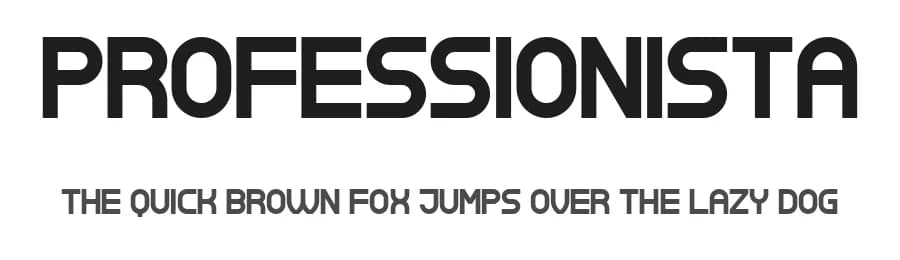 Professionista by Vladimir Nikolic — Sans Serif Font