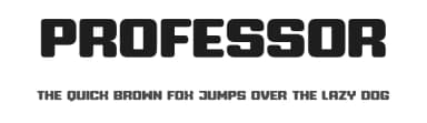 Professor by Vladimir Nikolic — Sans Serif Font — thumbnail 1