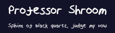 Professor Shroom by ProfessorShroom — Script Handwritten Font — thumbnail 2