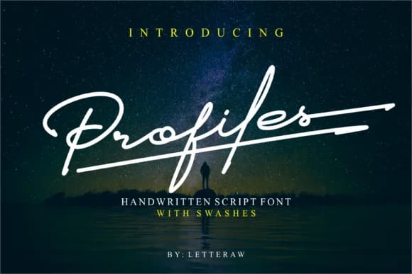 Profiles Font by Nun Creatype — Script Handwritten Font