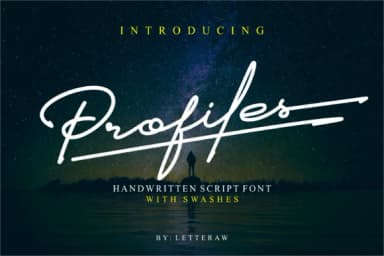 Profiles Font by Nun Creatype — Script Handwritten Font — thumbnail 1