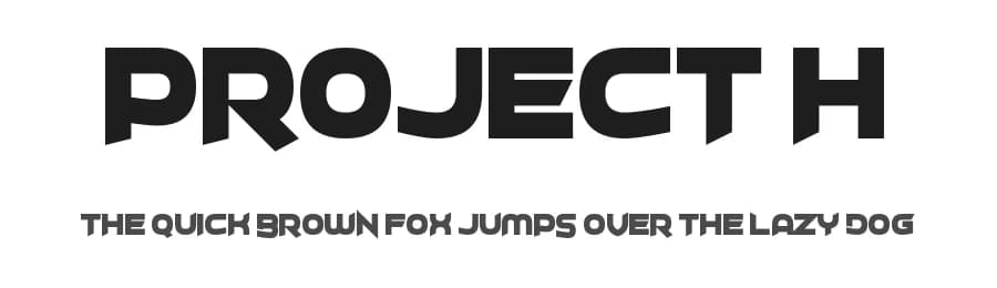 Project H by Chequered Ink — Sans Serif Font
