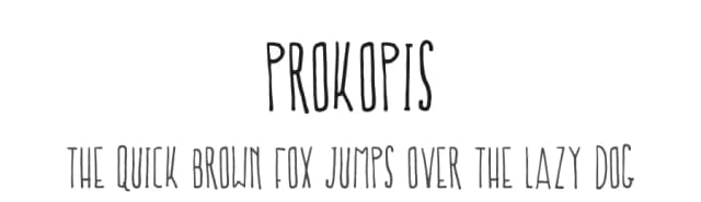 Prokopis by nantia.co — Script Handwritten Font